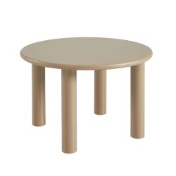 Table basse MARA effet laqué caramel