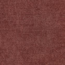 Lot de 2 chaises ELMA tissu bordeaux et pieds métal noir