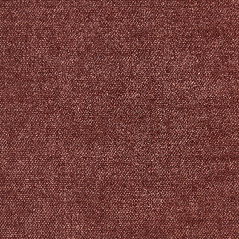 Lot de 2 chaises ELMA tissu bordeaux et pieds métal noir