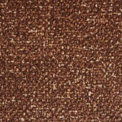 Fauteuil fixe BOLA 1 place tissu chenille terracotta