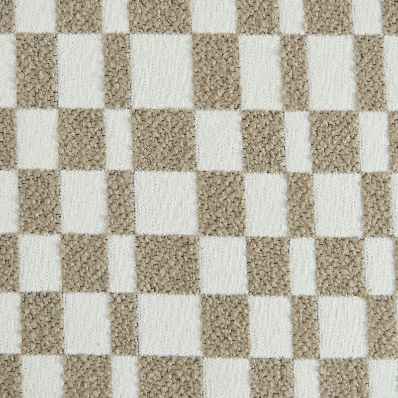 Fauteuil fixe COMA 1 place tissu chenille beige