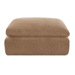 Pouf compressé MEKA 1 place tissu chenille vert