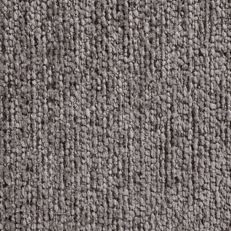 Canapé d'angle gauche compressé VENA 4 places tissu bouclette texturé marron