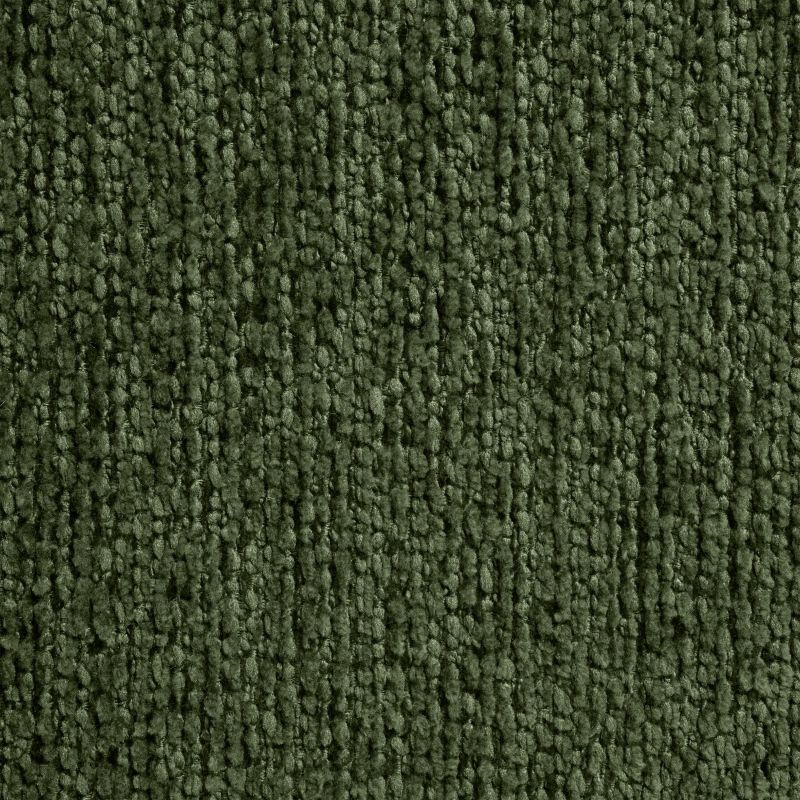 Canapé d'angle droit compressé VENA 4 places tissu bouclette texturé vert