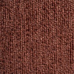 Canapé d'angle droit compressé VENA 4 places tissu bouclette texturé terracotta
