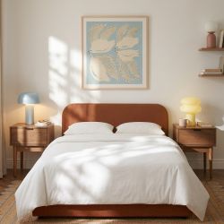 Lot de 2 chevets ALMA effet noyer 40cm