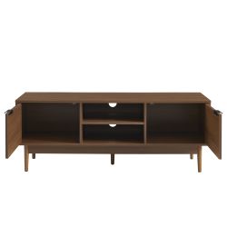 Meuble tv ALMA effet noyer 130cm