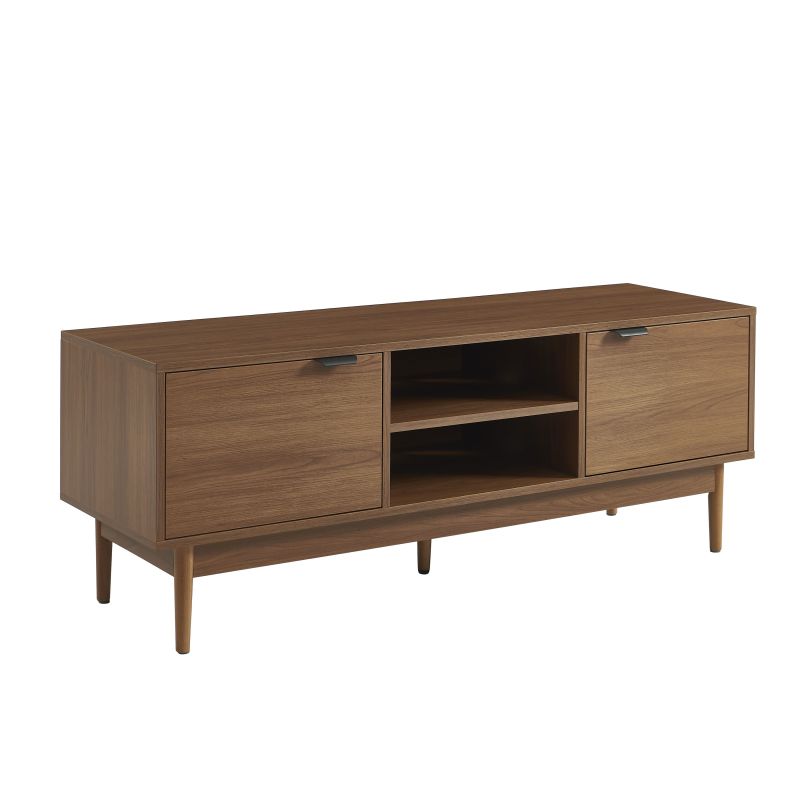 Meuble tv ALMA effet noyer 130cm