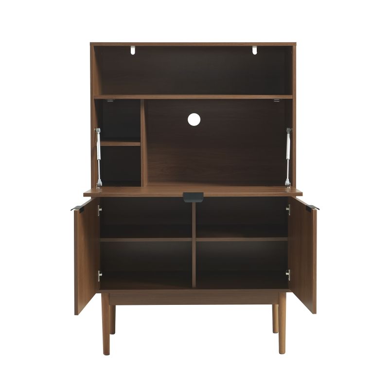 Secrétaire ALMA effet noyer 90cm