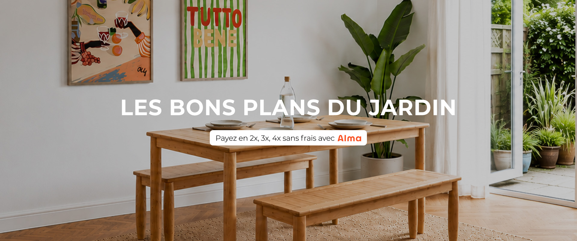 Le mois du jardin Slide background