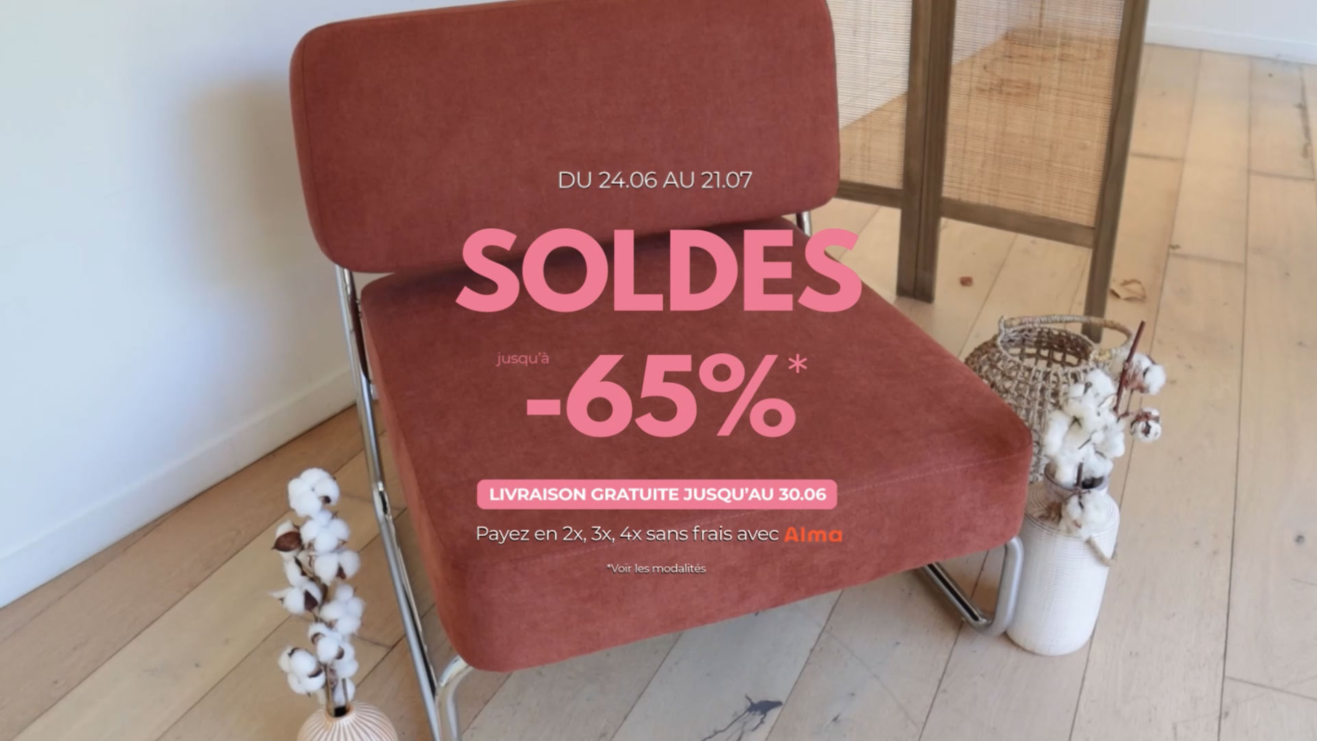 Soldes VIDEO Slide background